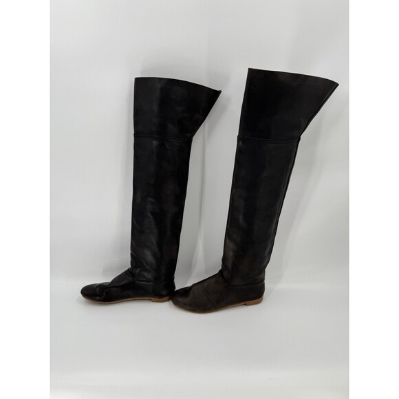 Spring Step Knee High Leather Riding Boots Black US 8 - Picture 3 of 13